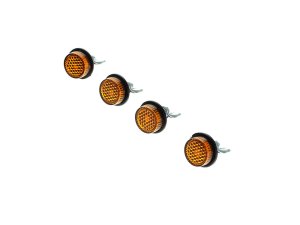 Chris Products Amber Reflectors – Pack of 4 Chris Products Amber Reflectors – Pack of 4