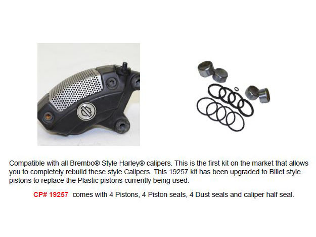 Caliper Rebuild Kit; FR,RR Brembo
