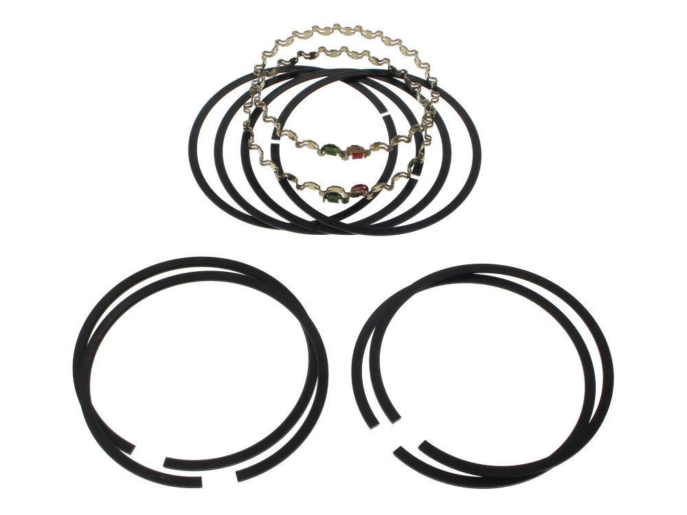 Cycle Pro Llc +.010in. Oversize Cast Piston Rings. Fits 74ci/1200cc Big Twin 1948-1980.