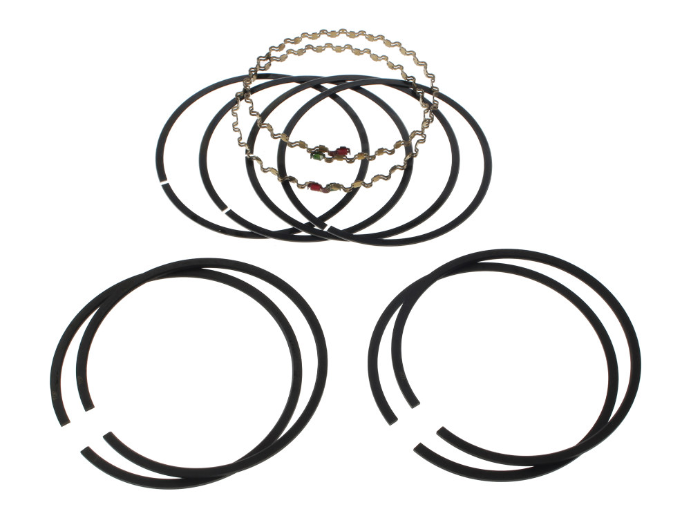 Cycle Pro Llc +0.005in. Oversize Cast Piston Rings. Fits Evolution Big Twin 1984-1999 & 1200cc Sportster 1988-2003.