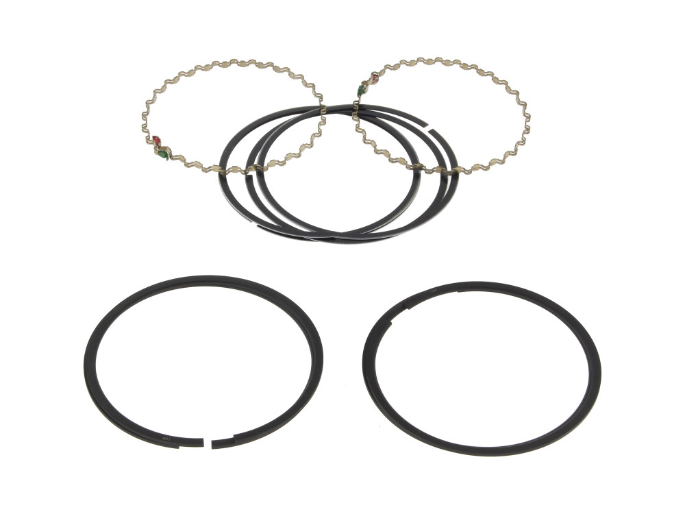 Cycle Pro Llc +0.010in. Oversize Cast Piston Rings. Fits Evolution Big Twin 1984-1999 & 1200cc Sportster 1988-2003.