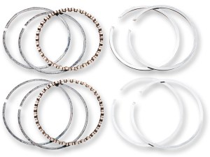 Cycle Pro Llc +.010in. Oversize Piston Rings. Fits 95ci & 103ci Twin Cam 1999-2017. Cycle Pro Llc +.010in. Oversize Piston Rings. Fits 95ci & 103ci Twin Cam 1999-2017.