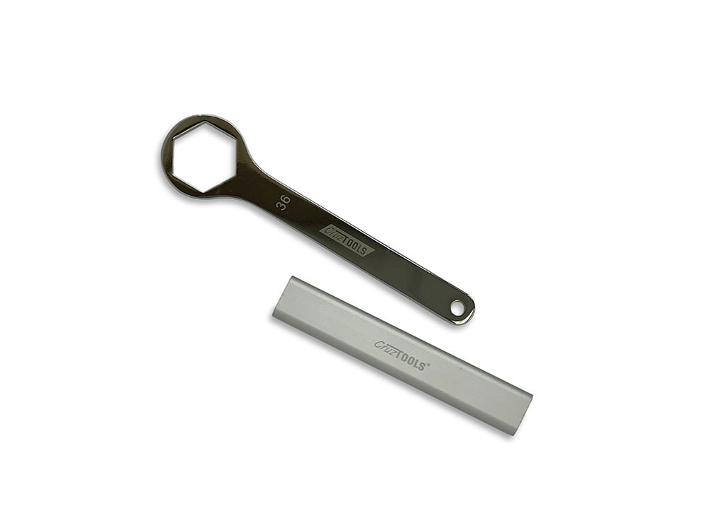 Cruz Tools 36mm, Rear Axle Nut Wrench Tool. Use on Touring 2008up, Pan America 2021up & Indian FTR1200 2019up