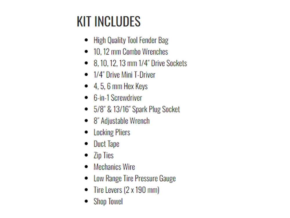 Tool Kit; DMX Fender Mount,