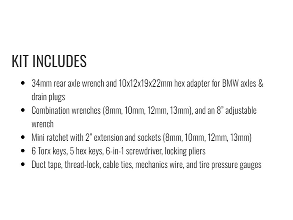 Tool Kit; RoadTech B2 for BMW%2719up