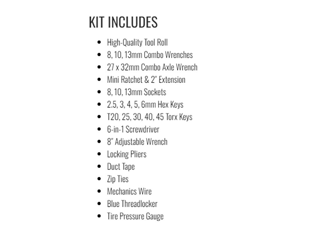 Cruz Tools RoadTech KT1 Tool Kit for KTM and Husqvarna Motorcycles