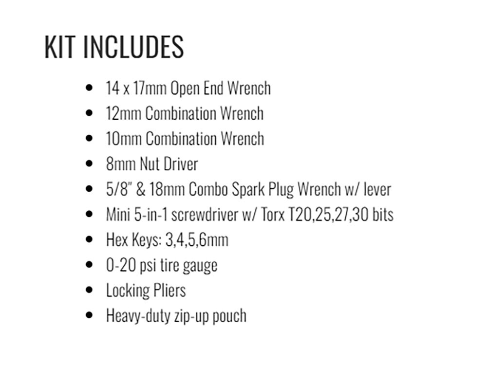 Cruz Tools SPEEDKIT Tool Kit for Harley-Davidson Motorcycles