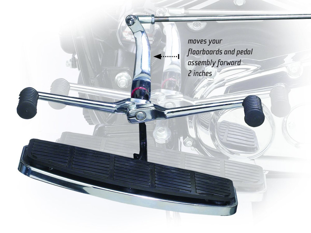 Cycle Visions 2in. Forward Control Extension Kit. Fits FL Softail 2000-2017.