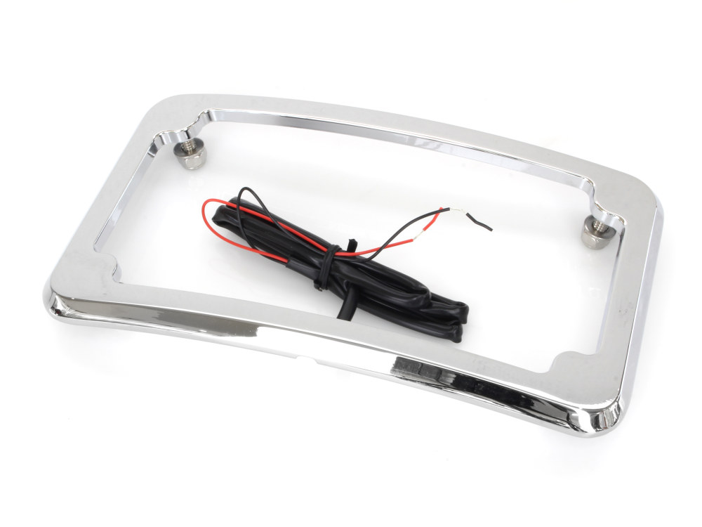 N/Plate Frame; Curved N/Plate Light