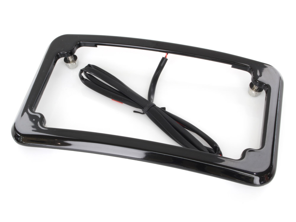 N/Plate Frame; Curved N/Plate Light
