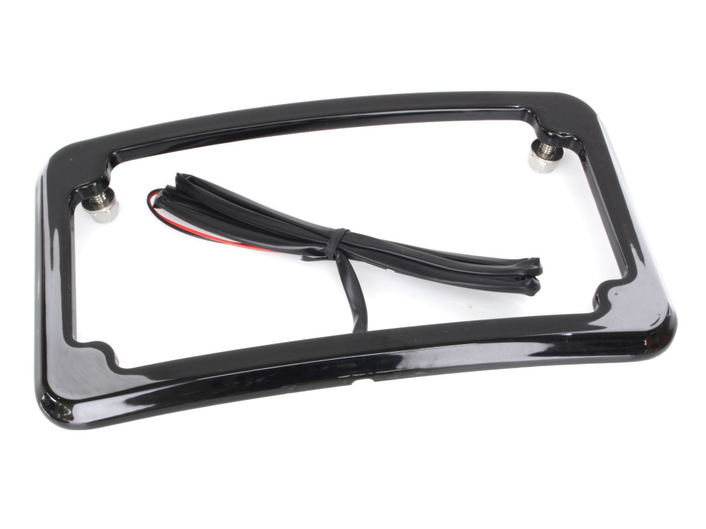 N/Plate Frame; Curved N/Plate Light