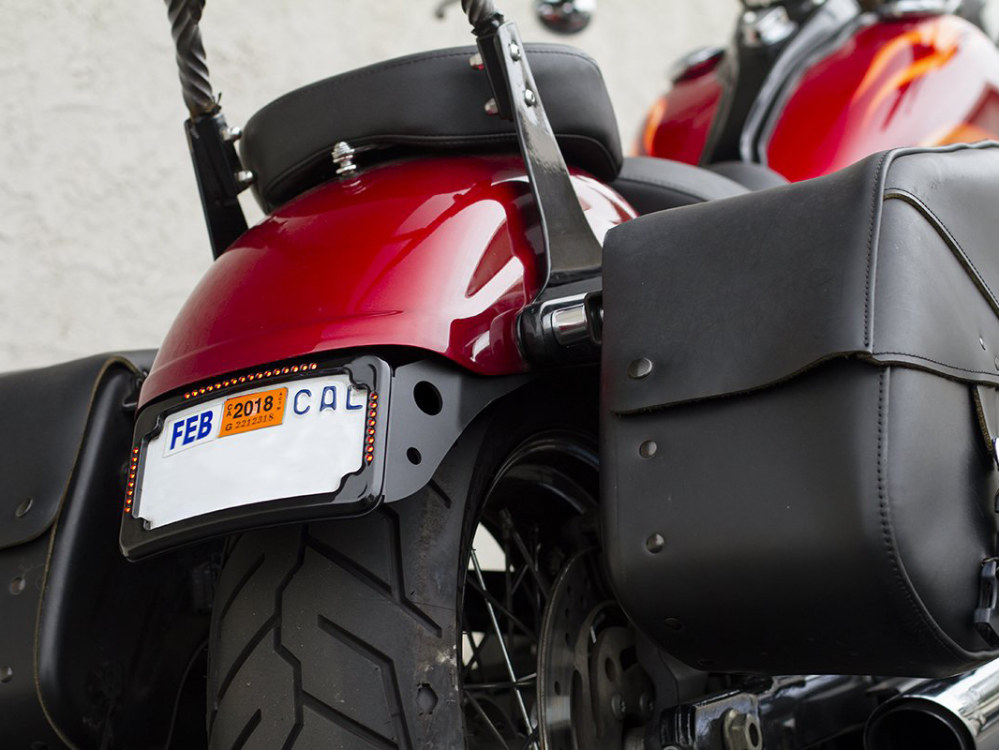 Cycle Visions Tail Tidy Fender Eliminator Kit – Black with Run, Turn, Brake and Number Plate Lights. Fits Dyna Street Bob 2013-2017 and Dyna Low Rider ‘S’ 2016-2017.