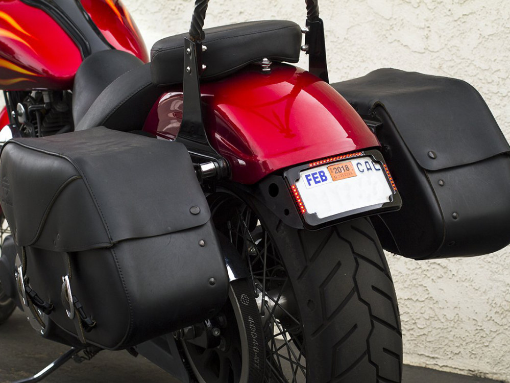 Cycle Visions Tail Tidy Fender Eliminator Kit – Black with Run, Turn, Brake and Number Plate Lights. Fits Dyna Street Bob 2013-2017 and Dyna Low Rider ‘S’ 2016-2017.