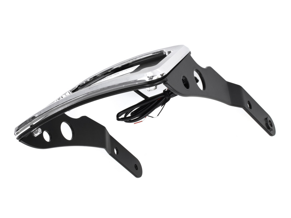 Cycle Visions Tail Tidy Fender Eliminator Kit – Chrome with Number Plate Light Only. Fits Sportster 883 Iron 2009-2021, 1200 Iron 2018-2021, Forty-Eight 2010-2021, Seventy-Two 2012-2016 & 1200 Nightster 2009-2012