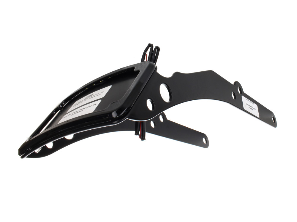 Cycle Visions Tail Tidy Fender Eliminator Kit – Black with Number Plate Light Only. Fits Softail Street Bob & Slim 2018up & Standard 2020up.