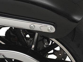 Cycle Visions Turn Signal Block Off Strut Plates – Chrome.