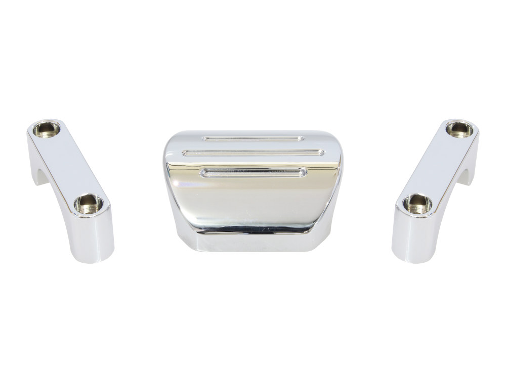 Dakota Digital Speedo Bracket – Chrome. Fits 1-1/4in. Diameter T-Bars using Dakota MCL, MCV or MLX Series Gauges.