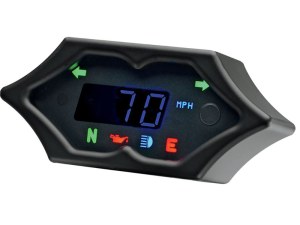Dakota Digital 4-1/4in. x 2in. Spike KPH Speedometer – Black. Dakota Digital 4-1/4in. x 2in. Spike KPH Speedometer – Black.
