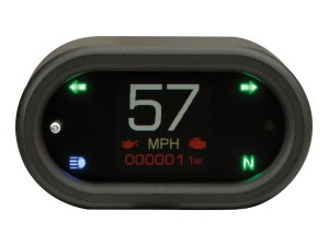 Dakota Digital 3-1/2in. x 2in. Classic KPH Speedometer – Black Dakota Digital 3-1/2in. x 2in. Classic KPH Speedometer – Black
