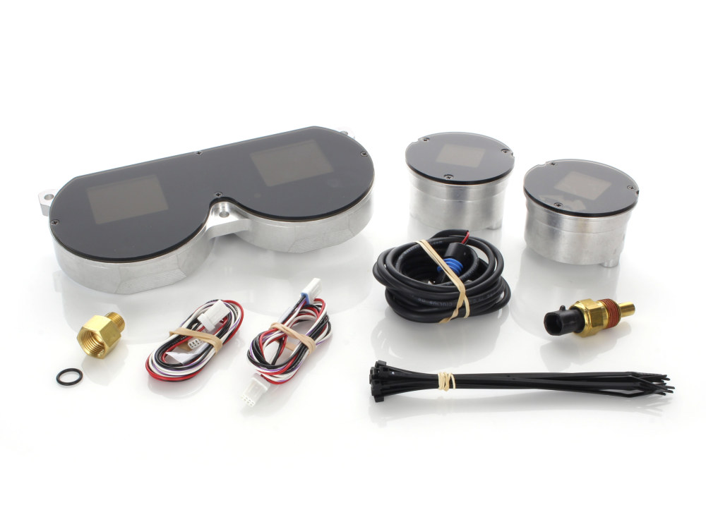 Dakota Digital KPH Speedometer & Tachometer – 4 Gauge Kit. Fits Touring 2014-2023 with Fairing.