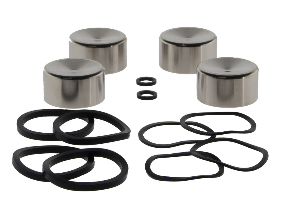 Daytona JAPAN Front & Rear Caliper Rebuild Kit with Pistons & Seals. Fits Big Twin 2000-2007 & Sportster 2000-2003.