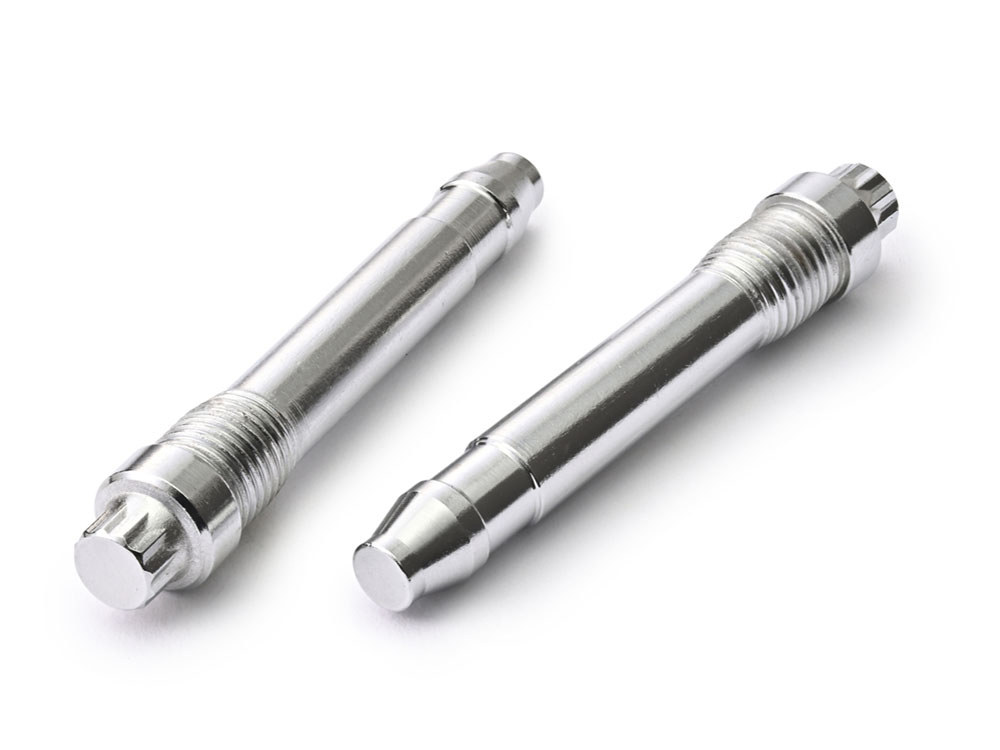 Daytona JAPAN Brake Caliper Pin Kit – Chrome. Fits Front & Rear Big Twin & Sportster 2000-2007 & V-Rod 2002-2005.