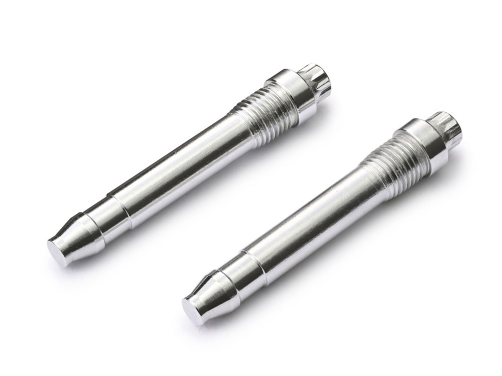 Daytona JAPAN Brake Caliper Pin Kit – Chrome. Fits Front & Rear Big Twin & Sportster 2000-2007 & V-Rod 2002-2005.