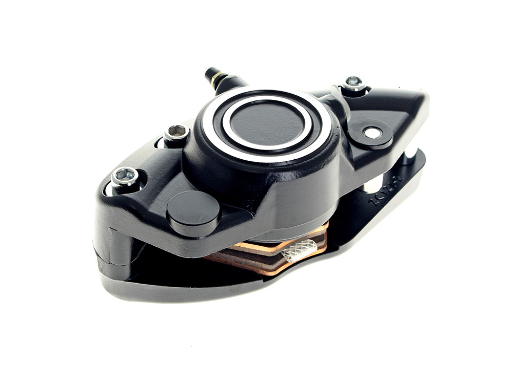 Daytona JAPAN Rear Brake Caliper – Black. Fits Big Twin 1973-1983