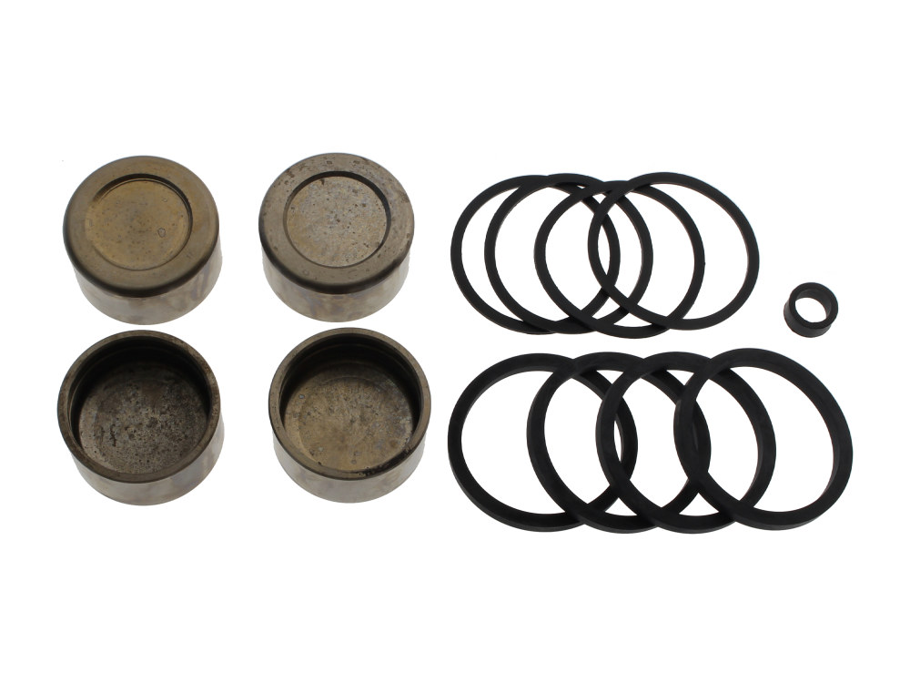 Daytona JAPAN Front Caliper Rebuild Kit with Pistons & Seals. Fits Softail 2008-2014 & Dyna 2008-2017.