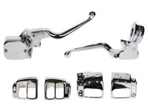 Daytona JAPAN Handlebar Control Kit – Chrome. Fits Most Dual Disc Big Twin & Sportster 1996-2011. Daytona JAPAN Handlebar Control Kit – Chrome. Fits Most Dual Disc Big Twin & Sportster 1996-2011.