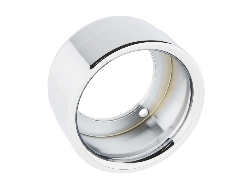 D&D EXHAUST Straight Cut Billet End Cap – Chrome. Fits D&D Billet Cat 4in. Muffler.