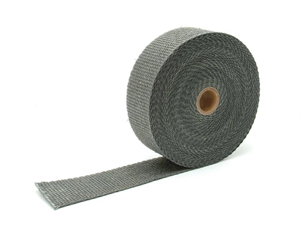 Design Engineering Inc Black Heat Wrap. 2in. Wide x 50 Foot Roll.