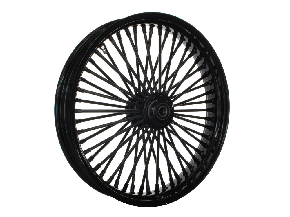 DNA Specialty 21in. x 3.5in. Mammoth Fat Spoke Front Wheel – Gloss Black. Fits Softail Breakout 2013up.