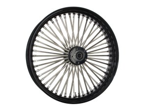 DNA Specialty 21in. x 3.5in. Mammoth Fat Spoke Front Wheel – Gloss Black & Chrome. Fits Touring 2008up DNA Specialty 21in. x 3.5in. Mammoth Fat Spoke Front Wheel – Gloss Black & Chrome. Fits Touring 2008up