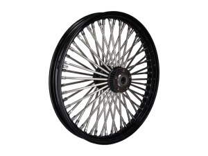 DNA Specialty 21in. x 2.15in. Mammoth Fat Spoke Front Wheel – Gloss Black & Chrome. Fits Rocker 2008-2011 & Sportster 2008-2021 DNA Specialty 21in. x 2.15in. Mammoth Fat Spoke Front Wheel – Gloss Black & Chrome. Fits Rocker 2008-2011 & Sportster 2008-2021