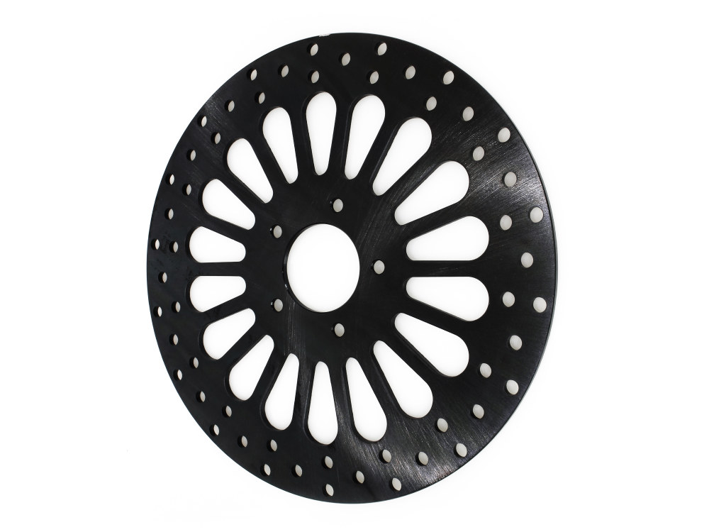 DNA Specialty 11.8in. Front Super Spoke SS2 Disc Rotor – Black. Fits Dyna 2006-2017, Softail 2015up, Sportster 2014-2021 & Some Touring 2008-2023