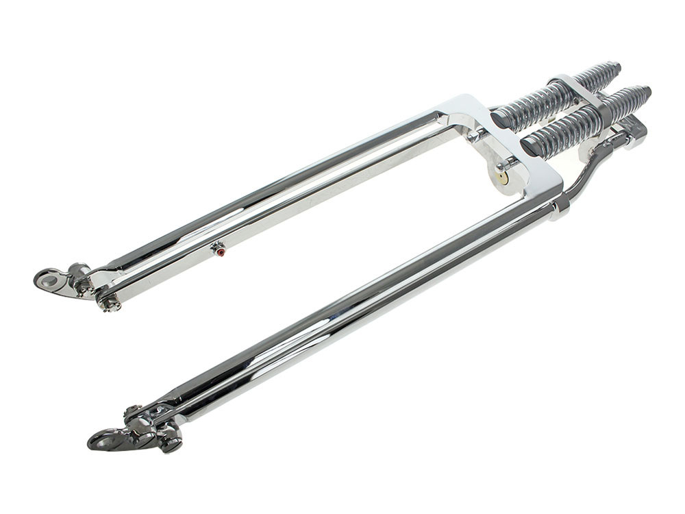 DNA Specialty 26in. Oversize Length Springer Front End Assembly – Chrome.