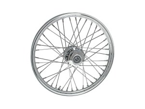 DNA Specialty 21in. x 2.15in. 40 Spoke Cross Laced Front Wheel – Chrome. Fits FX Softail 2011-2015. DNA Specialty 21in. x 2.15in. 40 Spoke Cross Laced Front Wheel – Chrome. Fits FX Softail 2011-2015.