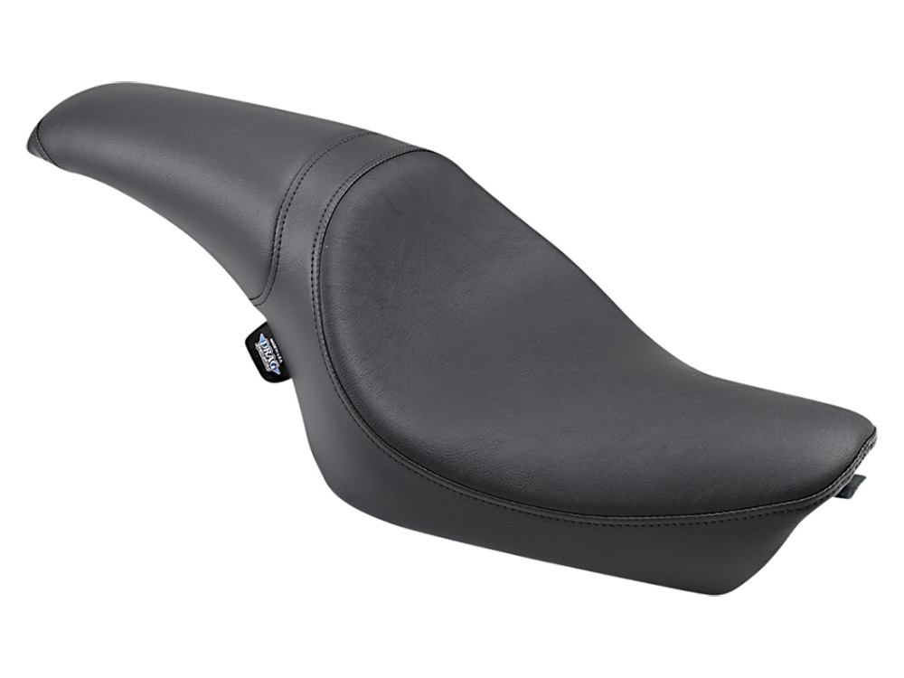 Drag Specialties Predator Dual Seat – Smooth Black. Fits Sportster 2004-2021