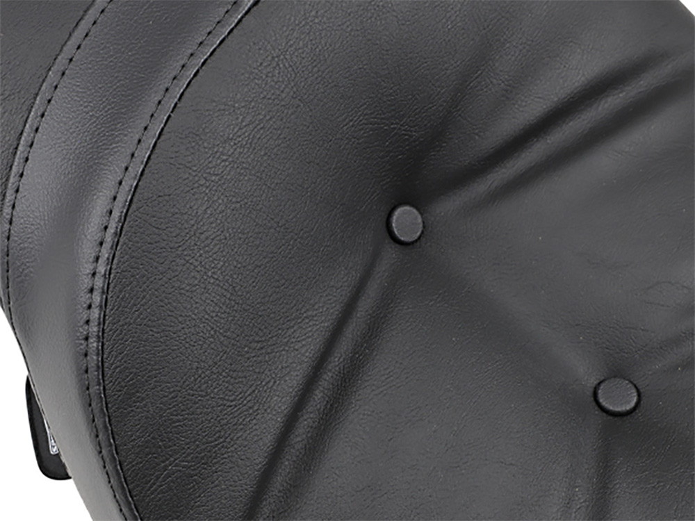Drag Specialties Low Profile Dual Touring Seat with Pillow Stitch. Fits Sportster 1982-2003