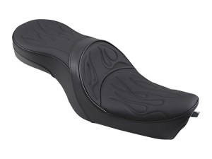 Drag Specialties Low Profile Dual Touring Seat with Flame Stitch. Fits Sportster 2004-2021 Drag Specialties Low Profile Dual Touring Seat with Flame Stitch. Fits Sportster 2004-2021