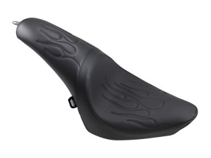 Drag Specialties Predator Dual Seat – Flame Solar Leather Black. Fits Softail 2000-2017 with 130 or 150 OEM Rear Tyre Drag Specialties Predator Dual Seat – Flame Solar Leather Black. Fits Softail 2000-2017 with 130 or 150 OEM Rear Tyre