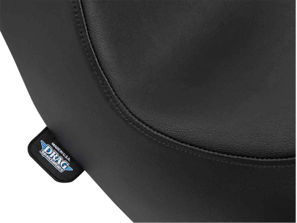Drag Specialties Predator 3 Dual Seat – Smooth Black. Fits Sport Glide & Low Rider 2018up, Low Rider S 2020up & Low Rider ST 2022up