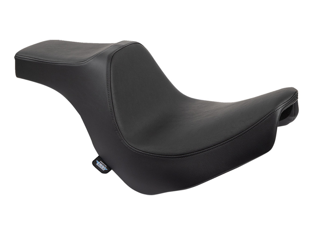 Drag Specialties Predator 3 Dual Seat – Smooth Black. Fits Sport Glide & Low Rider 2018up, Low Rider S 2020up & Low Rider ST 2022up