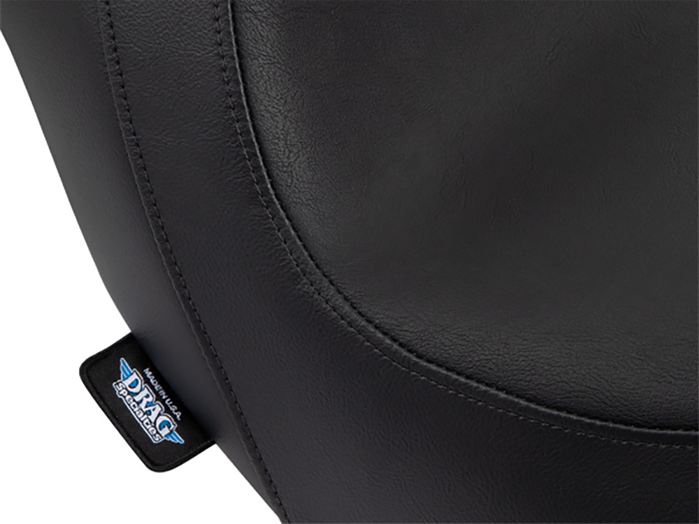 Drag Specialties Performance Predator Dual Seat – Smooth Black. Fits Sport Glide & Low Rider 2018up, Low Rider S 2020up & Low Rider ST 2022up