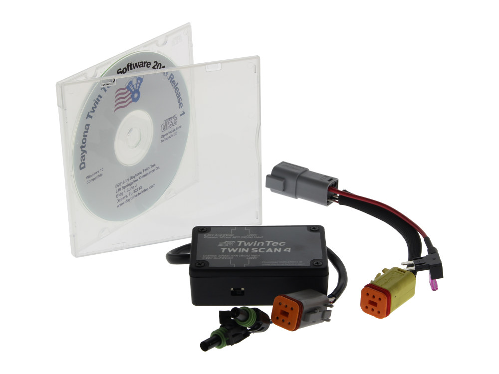 Daytona Twin Tec Twin Scan 4 ABS Scan Tool. Fits Softail 2011-2020, Dyna 2012-2017, Touring 2014-2020 & Sportster 2014-2021.