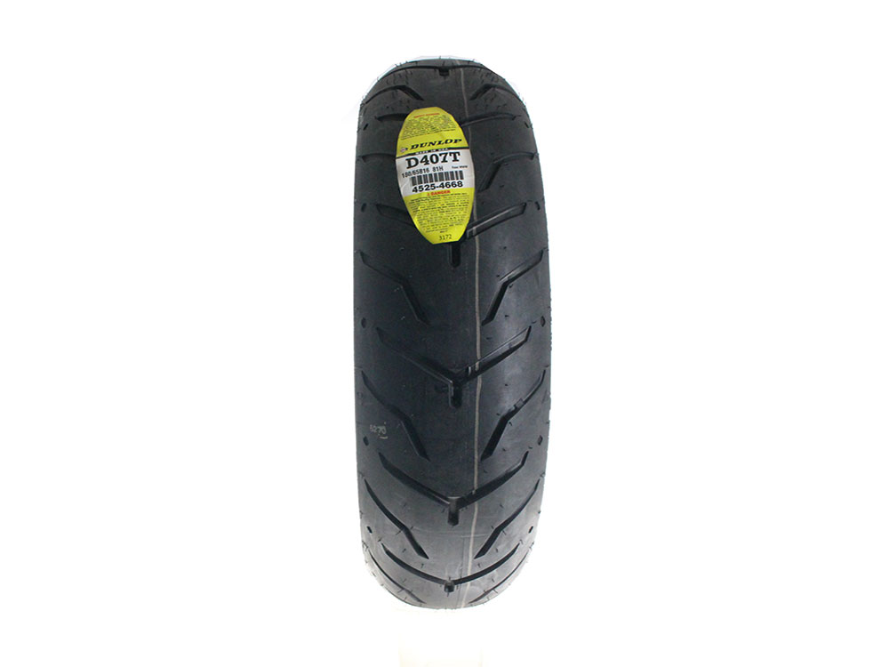 Dunlop Dunlop D407 16in. Whitewall Rear Tyre. 180/65-B16