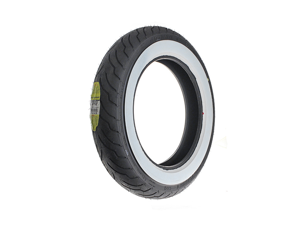 Dunlop Dunlop American Elite 16in. Whitewall Rear Tyre. MT90-B16 (130/90×16)