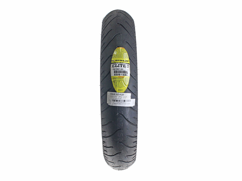 Dunlop Dunlop Elite 3 21in. Front Tyre. 120/70-VR21