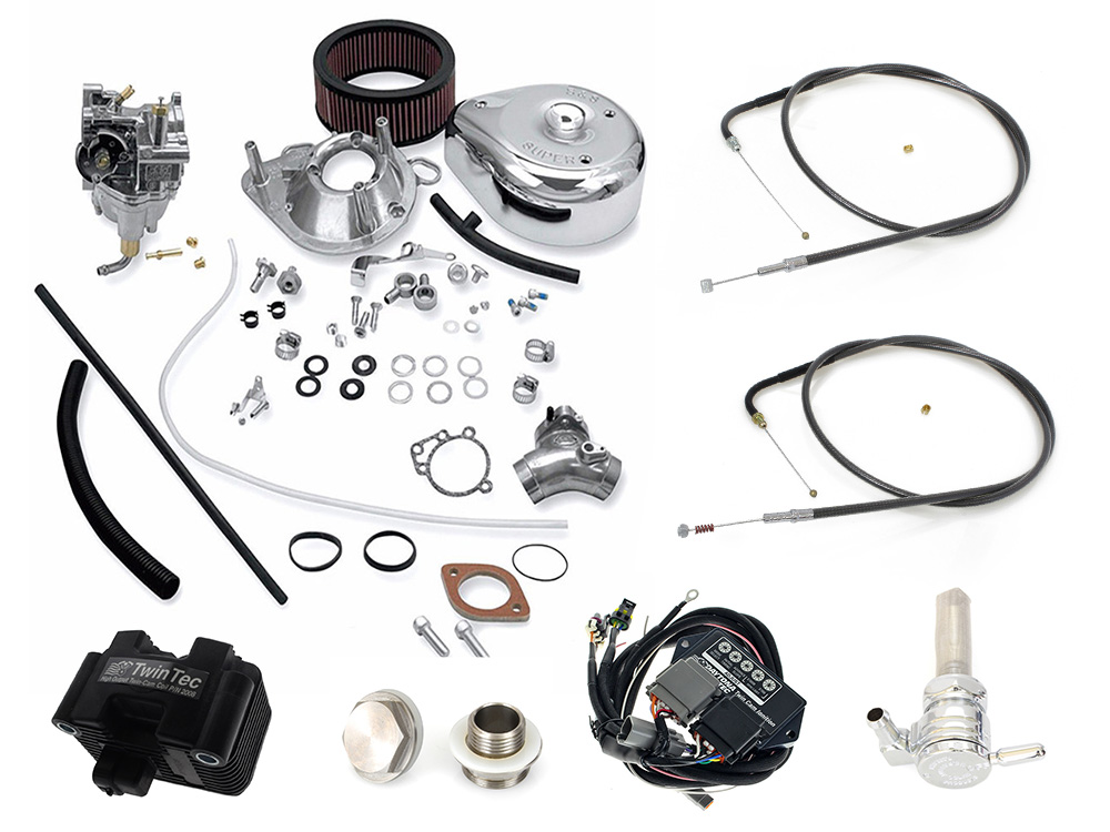 Rollies Speed Shop Magneti Marelli Fuel Injection to Carb Conversion Kit. Fits EFI Twin Cam Touring Models 1999-2001